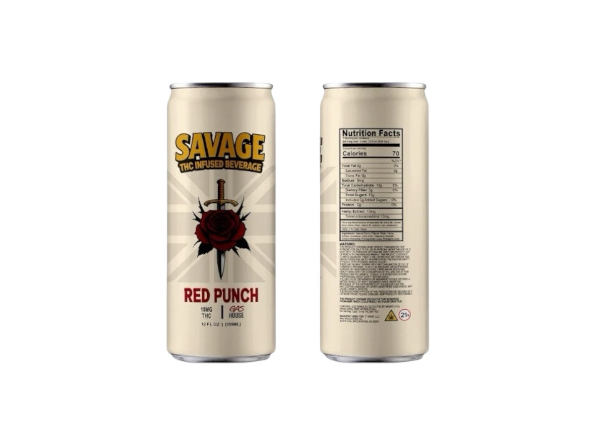 RED PUNCH THC DRINK  I SAVAGE DRINK By Gashouse