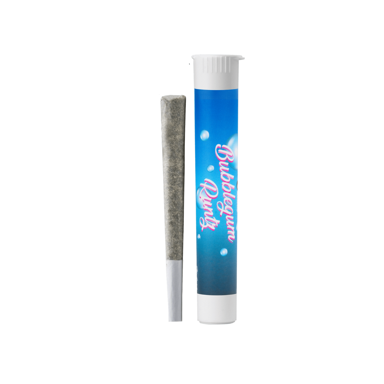 Bubble Gum Gelato pre-roll with colorful packaging, featuring THCA genetics of Original Z X Gelato.